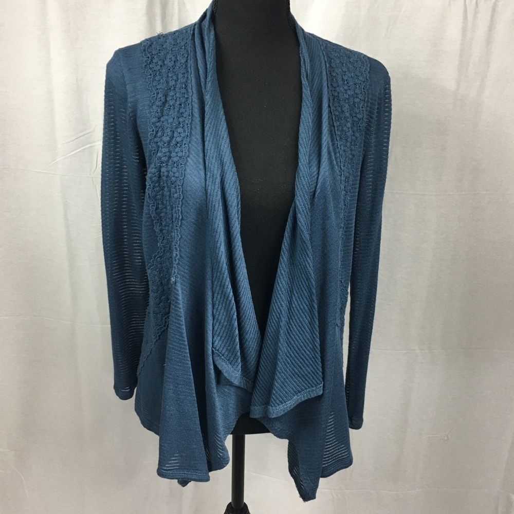 Pink Republic blue lace Small cover up sleeved